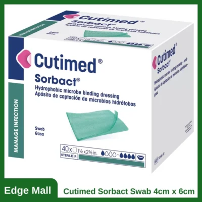 Cutimed Sorbact Swab 4cm x 6cm